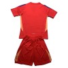 Conjunto (Camiseta+Pantalón Corto) Portero Italia Euro 2024 Roja - Niño